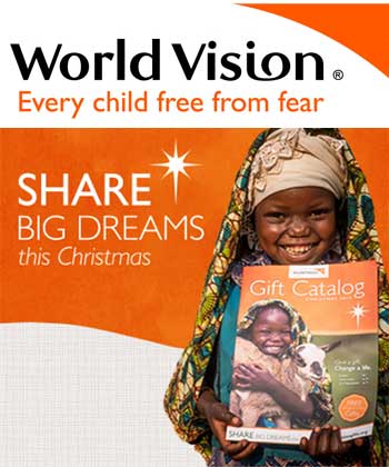 donate to world vision via the gift catalogue